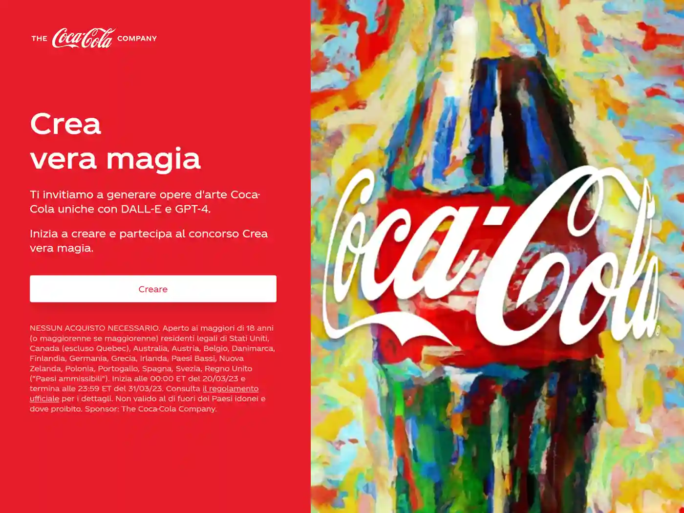 "Create Real Magic" di Coca-Cola è la nuova piattaforma Intelligenza Artificiale AI a disposizione dei creativi di tutto il mondo