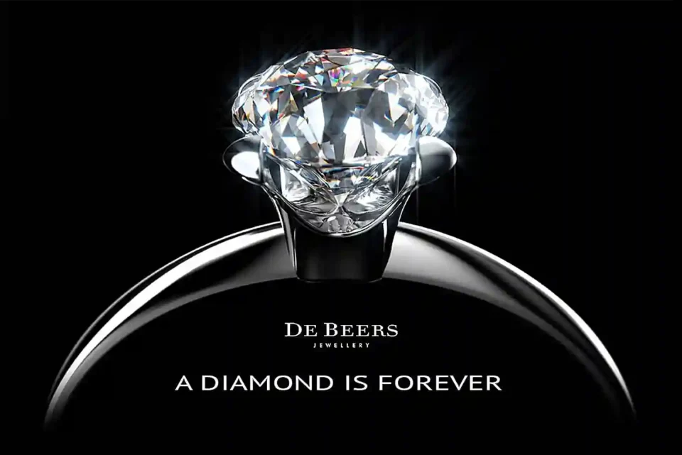 De Beers, la nota compagnia di diamanti, ha utilizzato l'elaborazione centrale e periferica nella sua campagna di marketing "A Diamond is Forever". Lanciata nel 1947, la campagna mirava a educare i consumatori sull'importanza e sul valore dei diamanti come simbolo di amore eterno. 