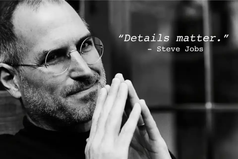 Steve Jobs: «I dettagli contano, vale la pena aspettare per farlo bene»